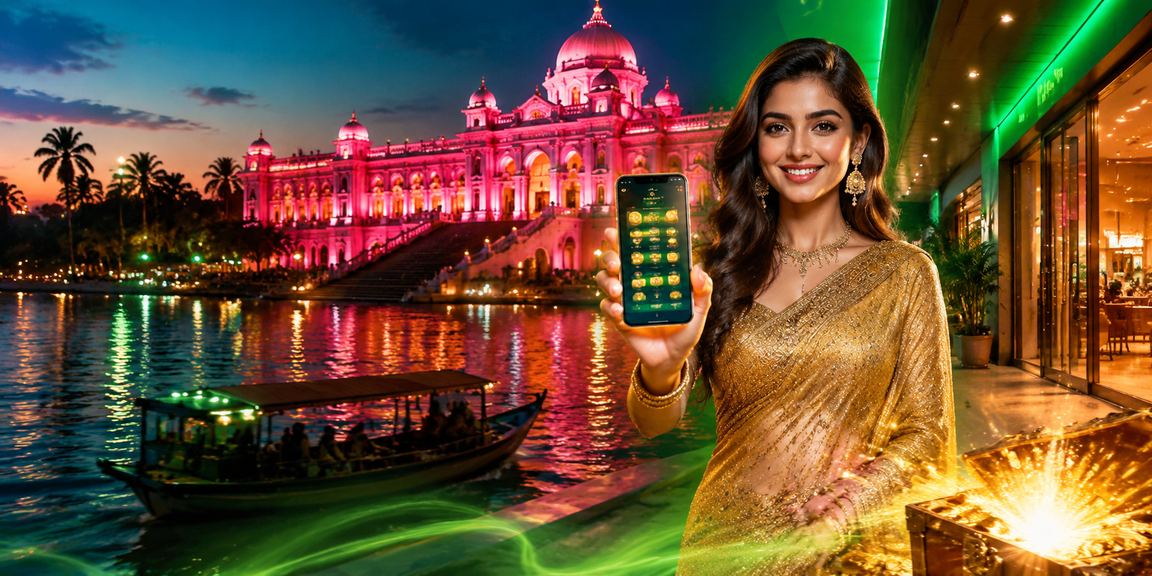মোবাইলে ক্যাসিনো অ্যাপ ইন্টারফেস